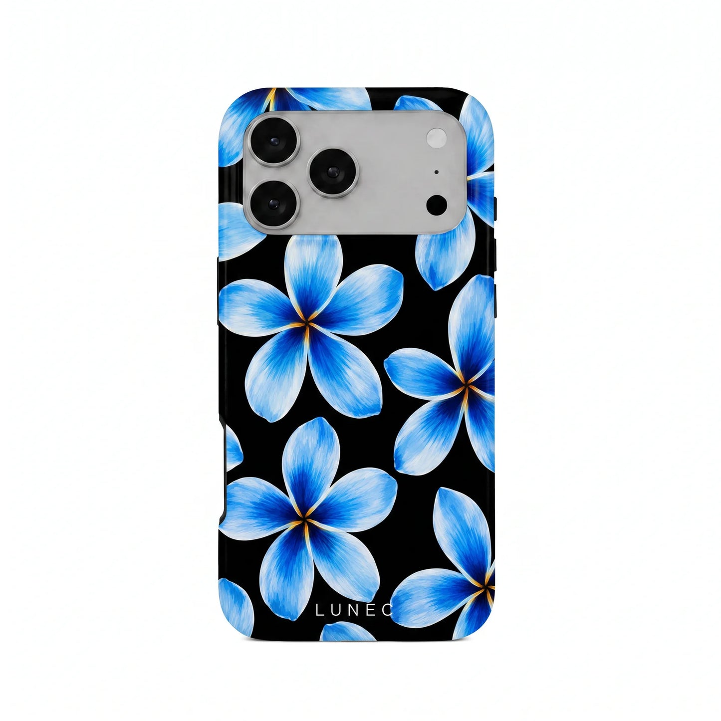 Blue Plumeria Floral
