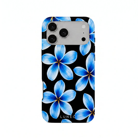 Blue Plumeria Floral