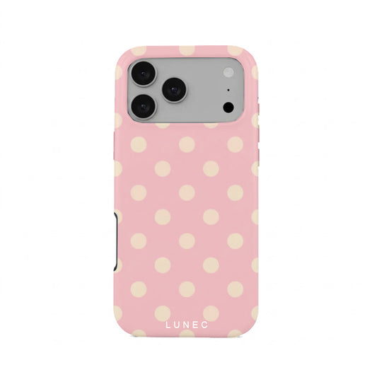 Blush Cream Dot iPhone Case