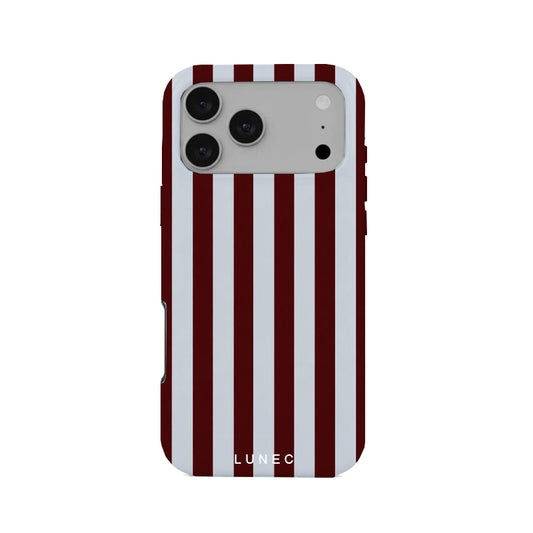 Crimson Stripe iPhone Case
